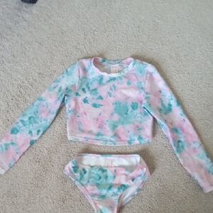 Cat & Jack Girl's Tie-Dye Bathing Suit